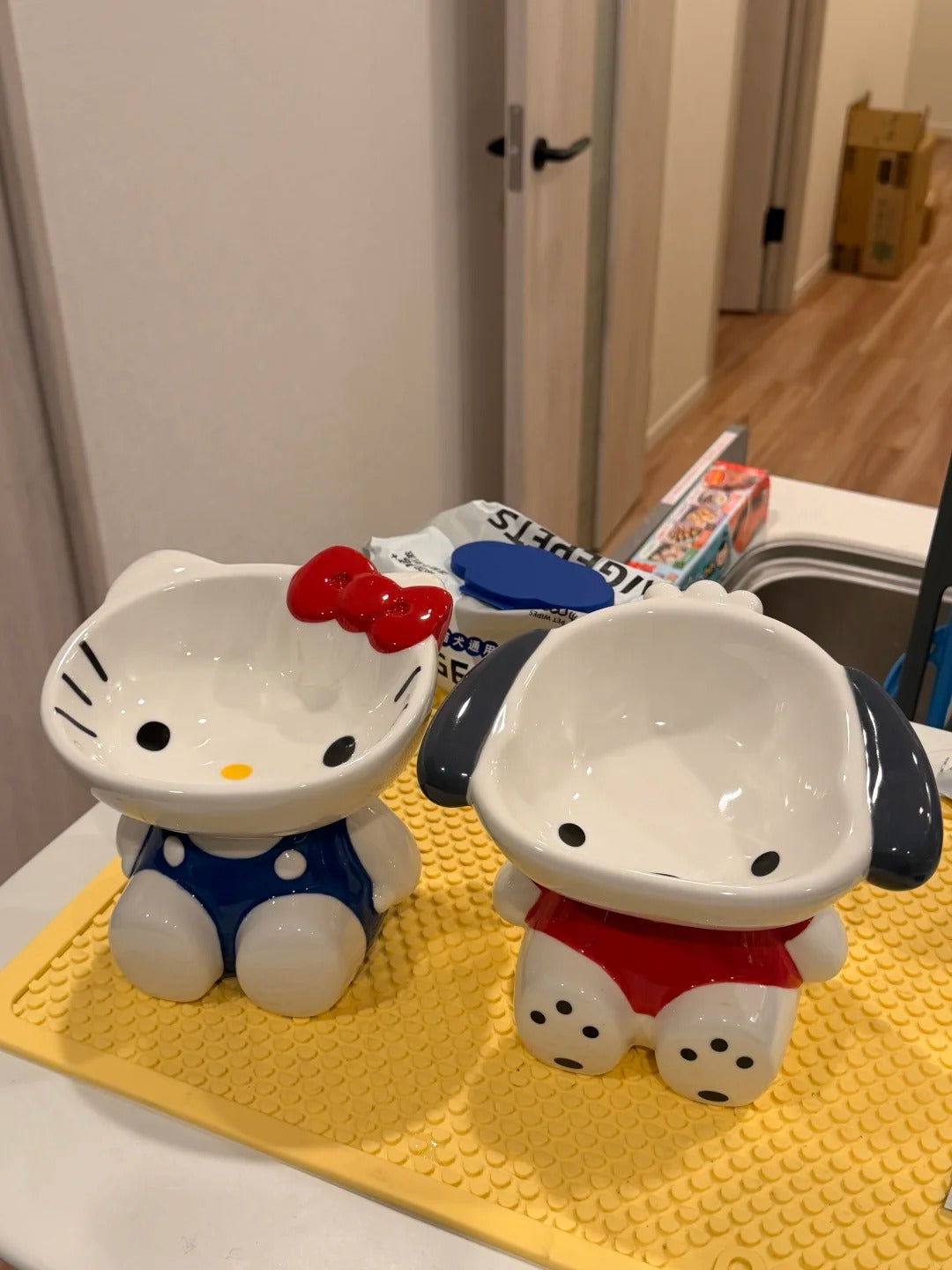 日本 凯蒂猫 宠物碗