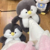 小企鹅可爱毛绒居家拖鞋