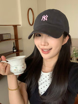 韩国 棒球帽 ny 小标