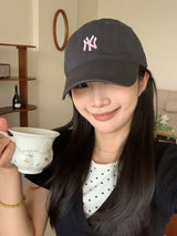 韩国 棒球帽 ny 小标