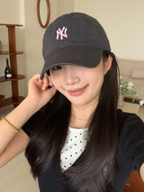 韩国 棒球帽 ny 小标