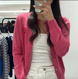 日本 川久保玲开衫 圆领 叠心 玫粉色 超级火爆 （xs 之前的女款L码 胸围90cm)