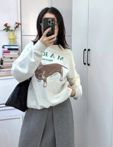 韩国 mardi 腊肠狗 mardi 卫衣 胸围 130cm 浅灰色