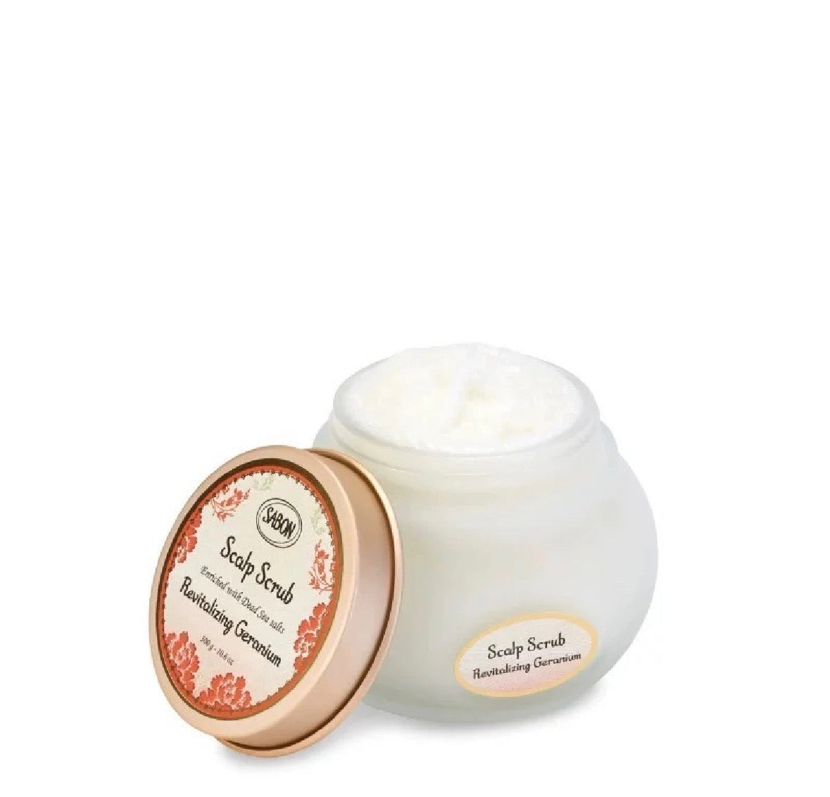 日本 SABON 天竺 葵养 护型 头部 磨砂膏 300g