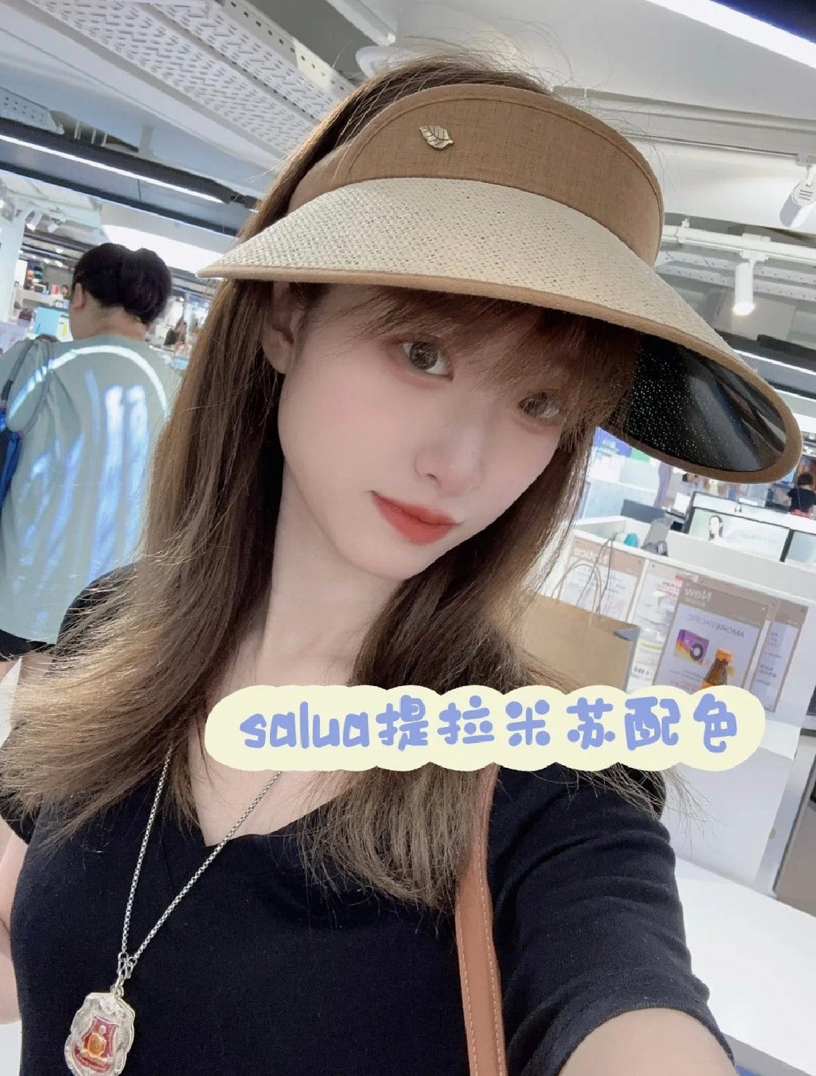 韩国 nature  防晒 空顶 草帽 防晒帽 我们卖了好几年那个爆款～大帽檐 不卡头 帽子