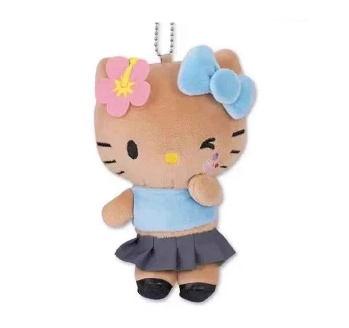 日本 黑皮 百褶裙 凯蒂猫 挂件