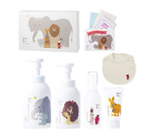日本 mamakids 婴儿宝宝 洗护 礼盒 新生礼物 送礼 森林动物限定套盒（面霜20g)