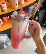星爸爸 吸管杯 不锈钢 内胆   史丹利不锈钢887毫升