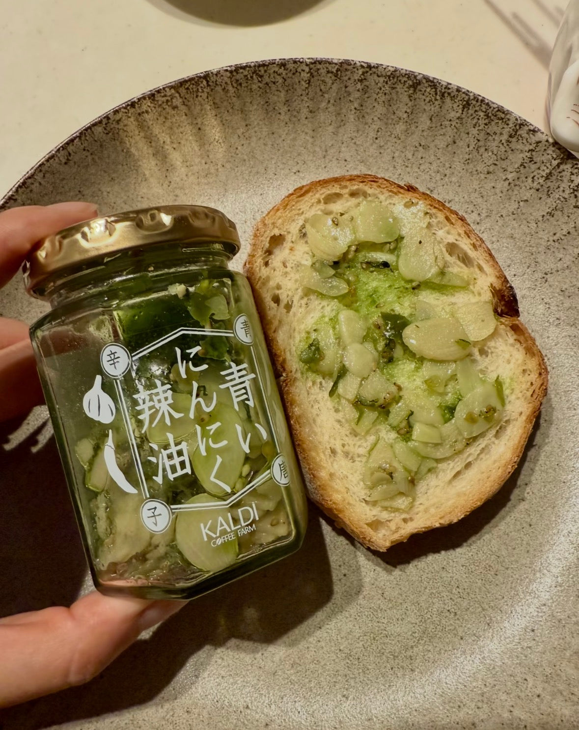 日本 KALDI 青蒜 辣油 120g
