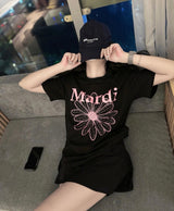 韩国 Mardi 小雏菊短袖T恤 胸围108cm