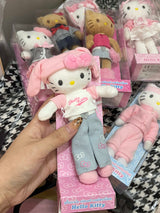 日本 百变 长腿 凯蒂猫 挂件 牛仔裤