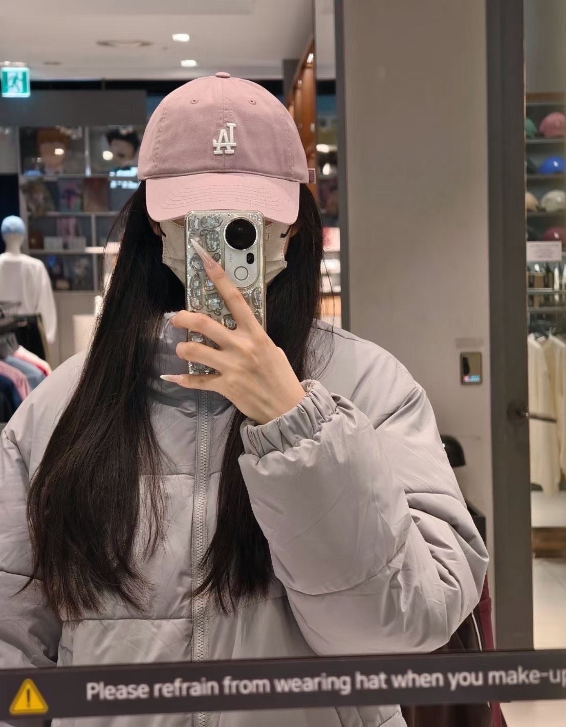 韩国 粉色 棒球帽 特别难买! 帽子 cp77新款 LA标