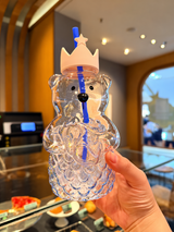马来西亚 星巴克 美鱼熊 玻璃吸管杯￼591ml