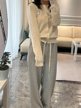 日本 川久保玲开衫 圆领 羊毛针织 开衫 白色白心 xs之前老款的