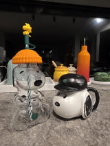 韩国 星爸爸 史努比 马克杯 吸管